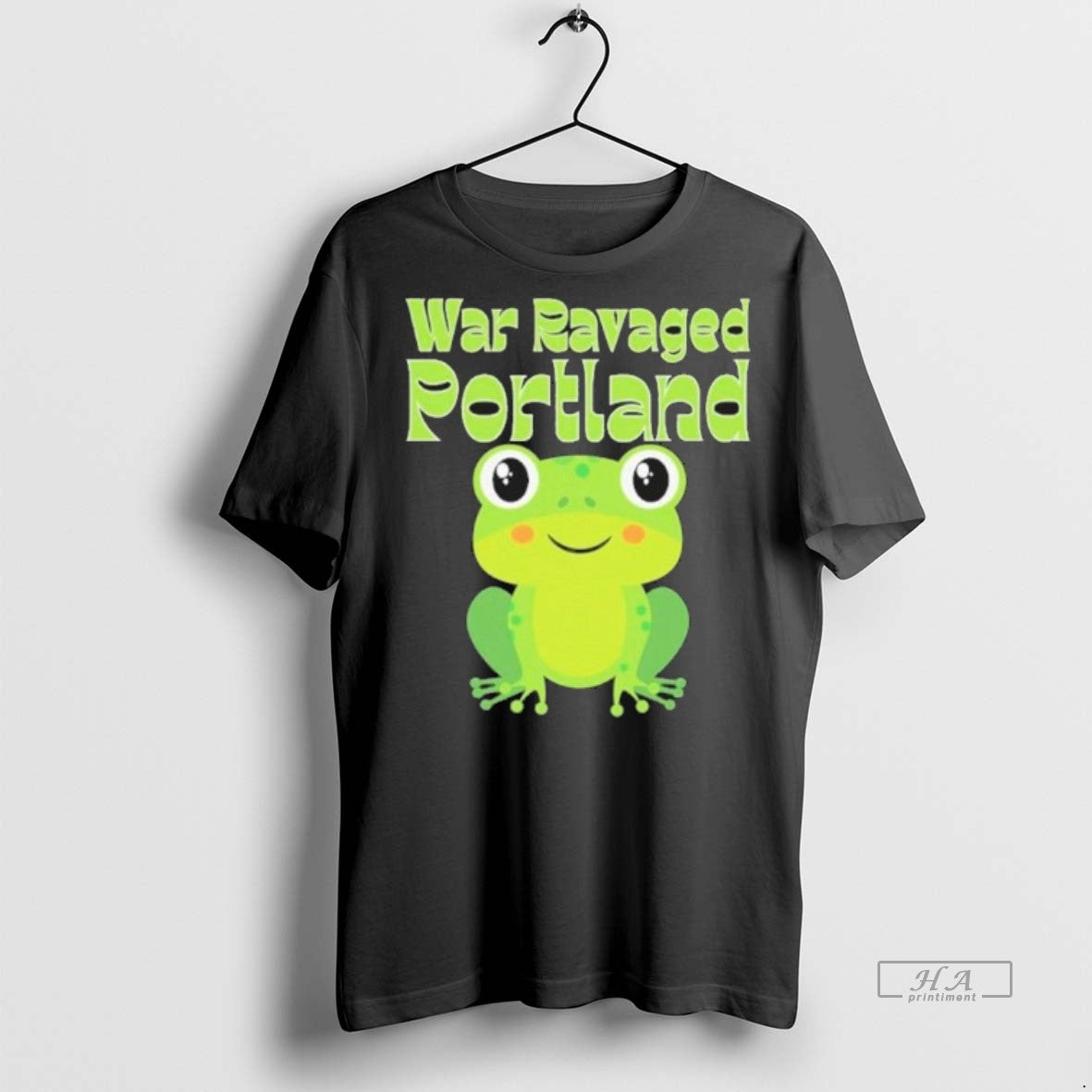 Official Trendy War Ravaged Portland Frog Tee Sweater