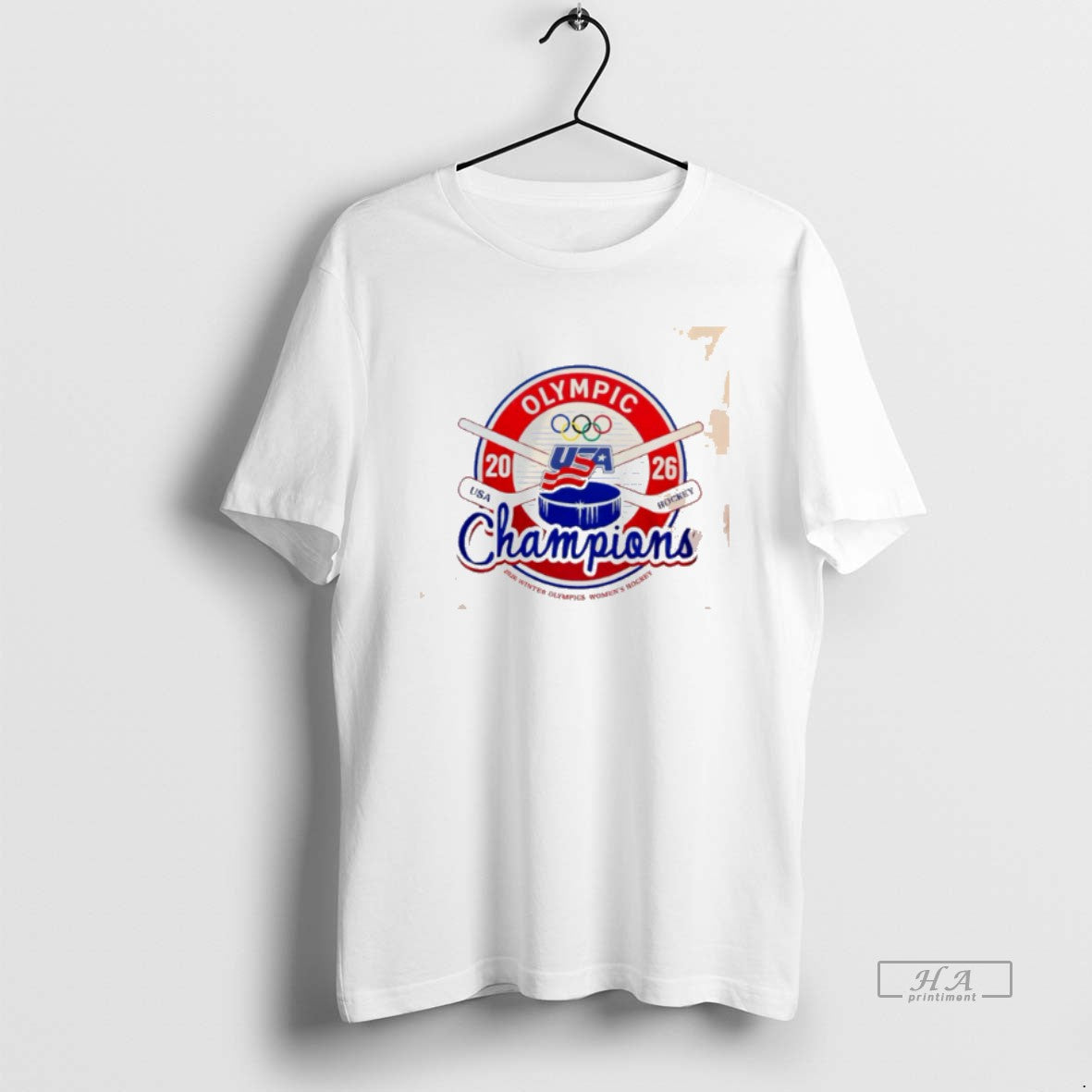 Official Usa Hockey 2026 Women Olympic Champions Tee Hoodie, Sweatshirt | HypeDripTees.com