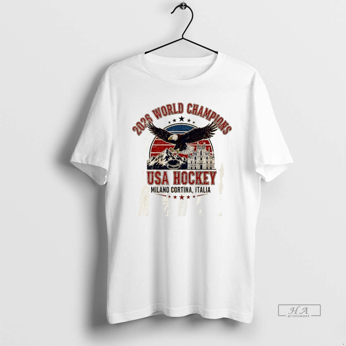 Official Usa Hockey World Champs Milano 2026 T-Shirts, Hoodie, Sweatshirt | HypeDripTees.com
