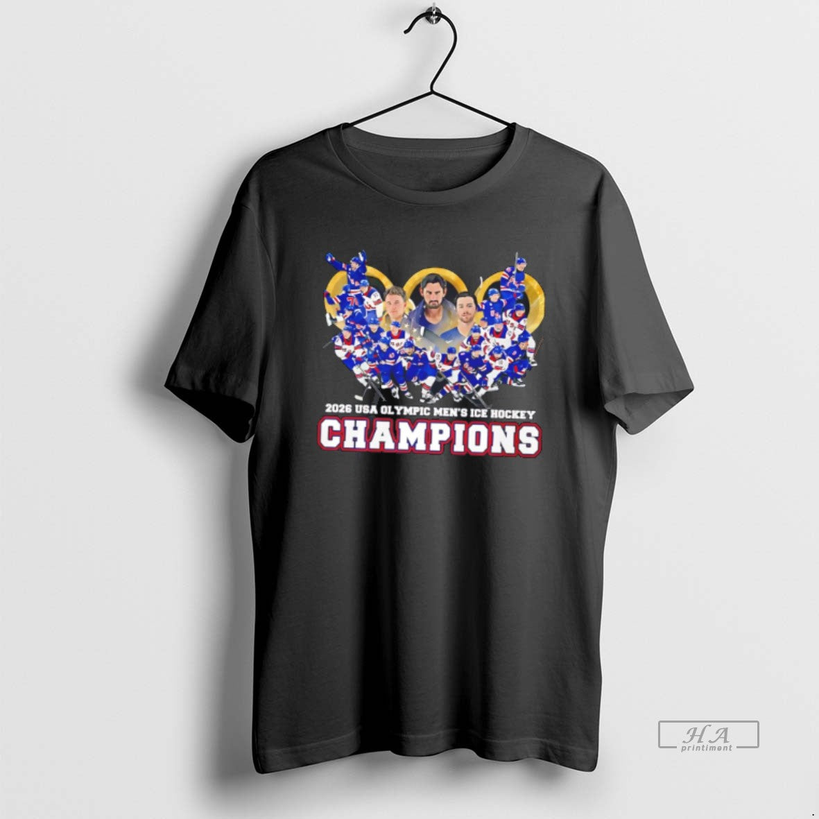 Official Usa Olympic Mens Ice Hockey Champions 2026 All Team Tee Hoodie, Sweatshirt | HypeDripTees.com