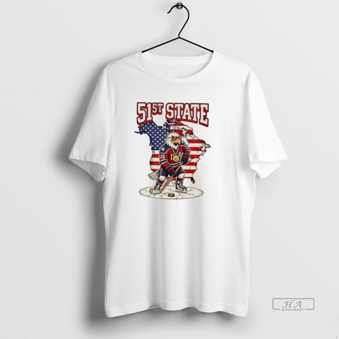 Official Usa Hockey 51st State Gold Medal Champs State Tee Hoodie, Sweatshirt | HypeDripTees.com