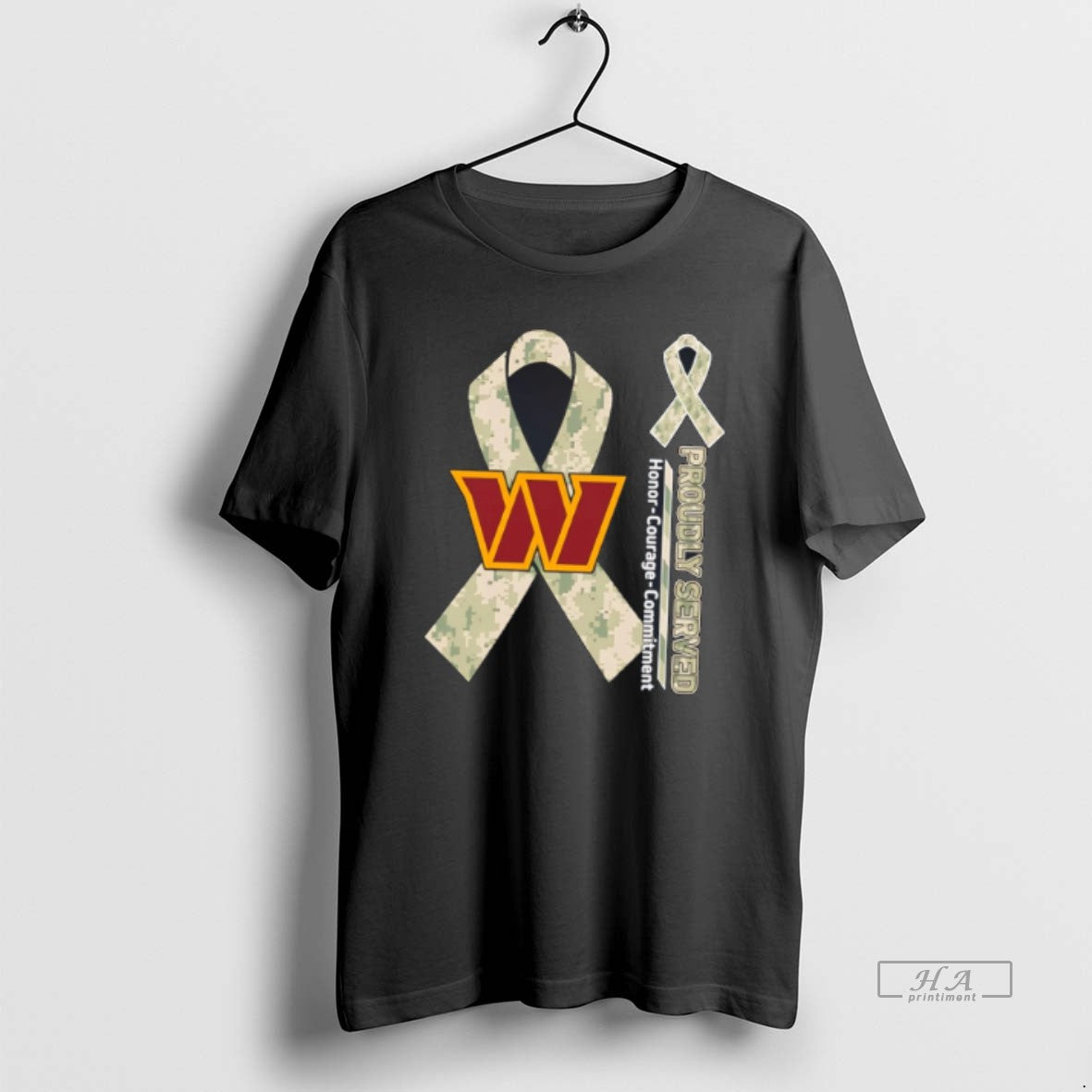 Official Washington Commanders Proudly Served Honor Courage Commitment Tee Hoodie, Sweatshirt | HypeDripTees.com