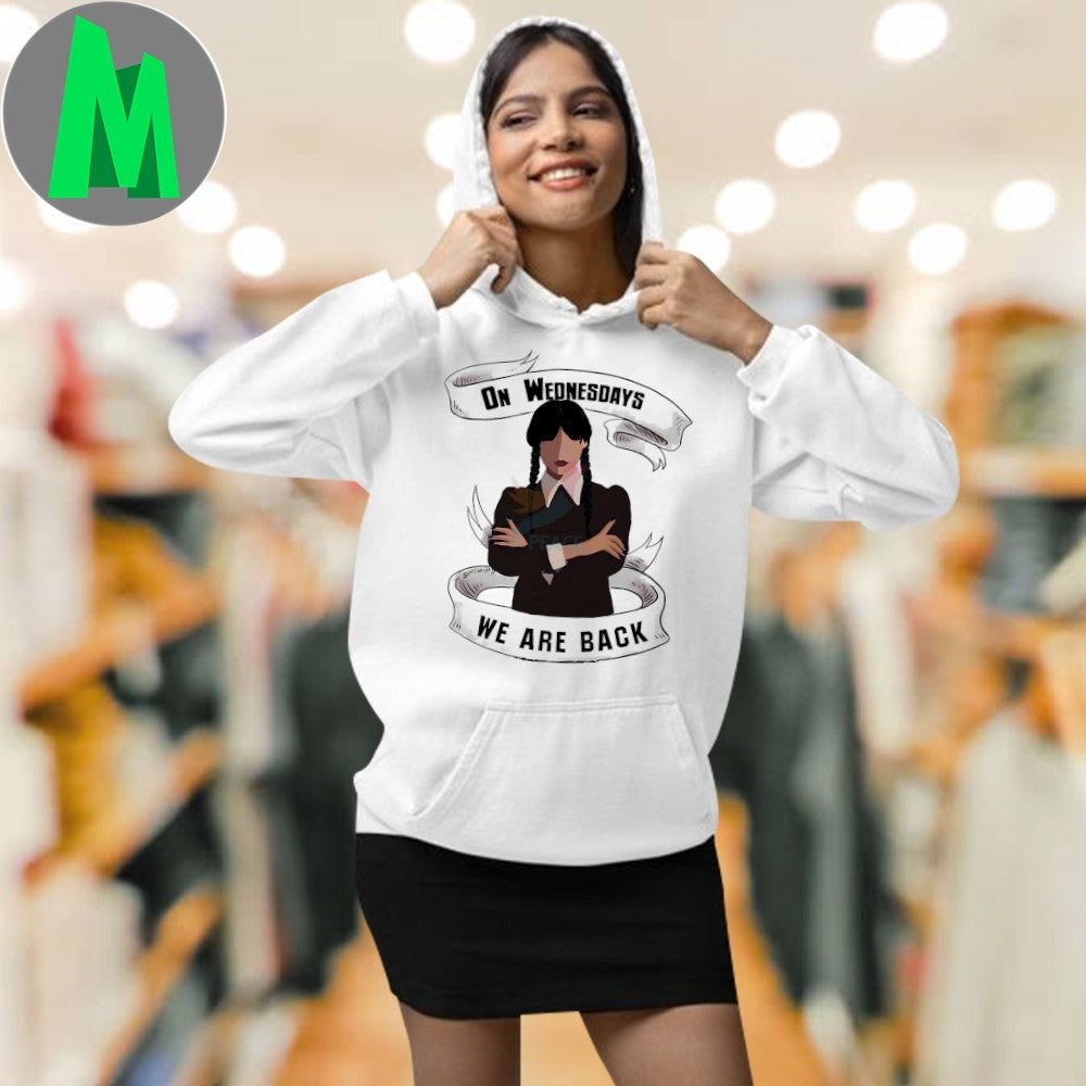 Wednesday Addams We Are Back Gothic Halloween Shirt