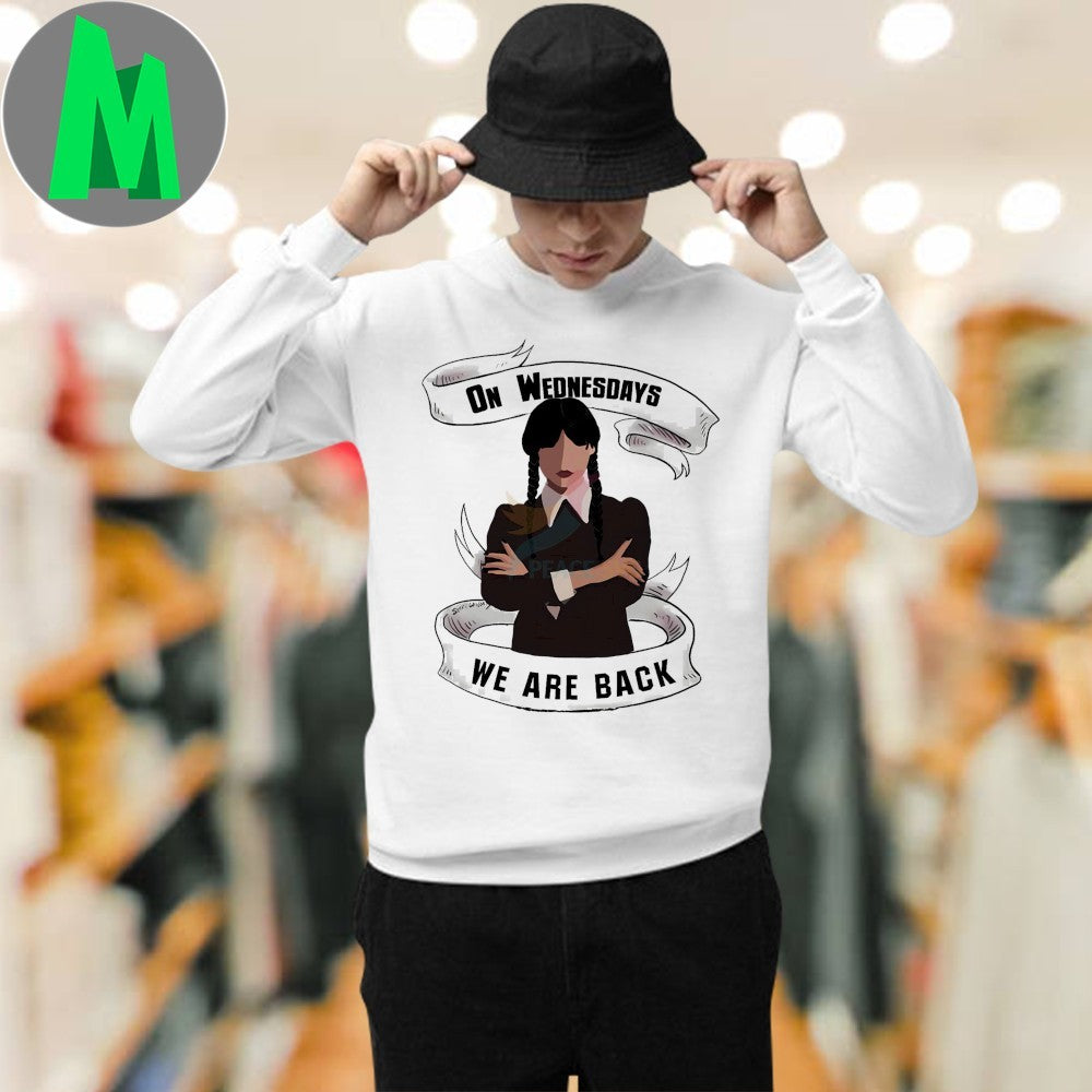 Wednesday Addams We Are Back Gothic Halloween Shirt
