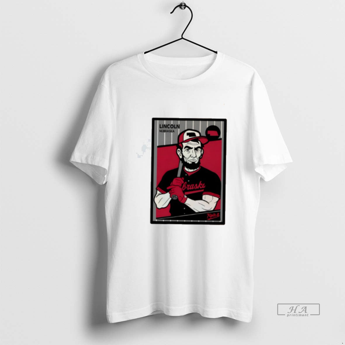 Official Xnhhhxpe Abraham Lincoln Nebraska Cornhuskers Basketball Card Tee Hoodie, Sweatshirt | HypeDripTees.com