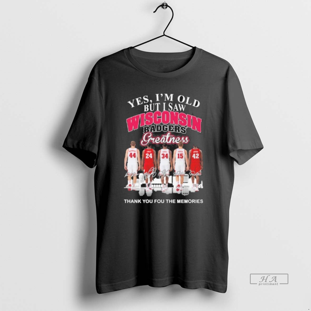 Official Yes Im Old But I Saw Wisconsin Badgers Basketball Greatness T-Shirts, Hoodie, Sweatshirt | HypeDripTees.com