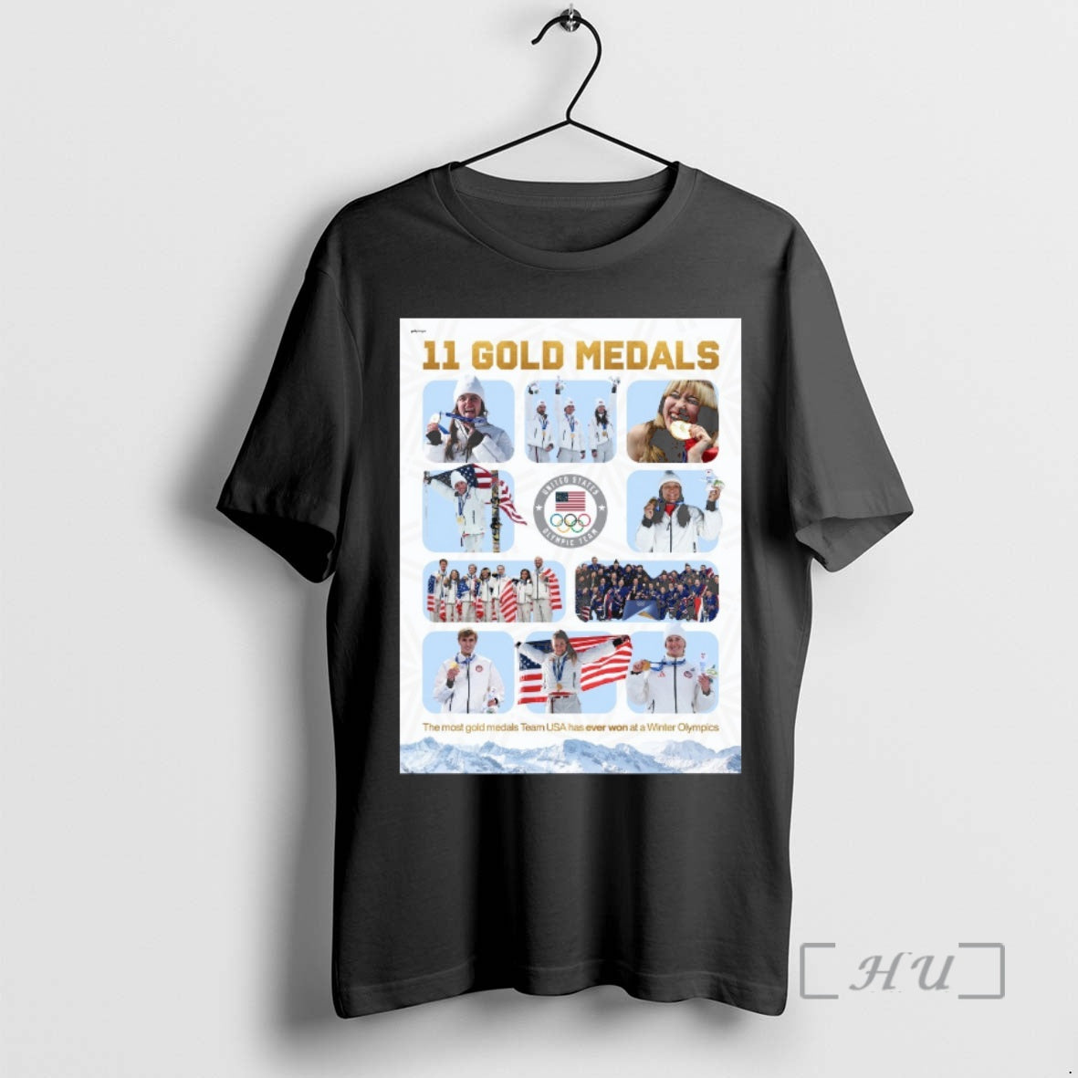 Officials 11 Gold Medals The Most Gold Medals Team Usa Has Ever Won At T-Shirts, Hoodie, Sweatshirt | HypeDripTees.com