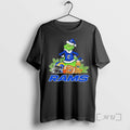 Officials 2025 Santa Grinch X Dog Ball Merry Christmas Rams Logo Premium T Shirts Sweater