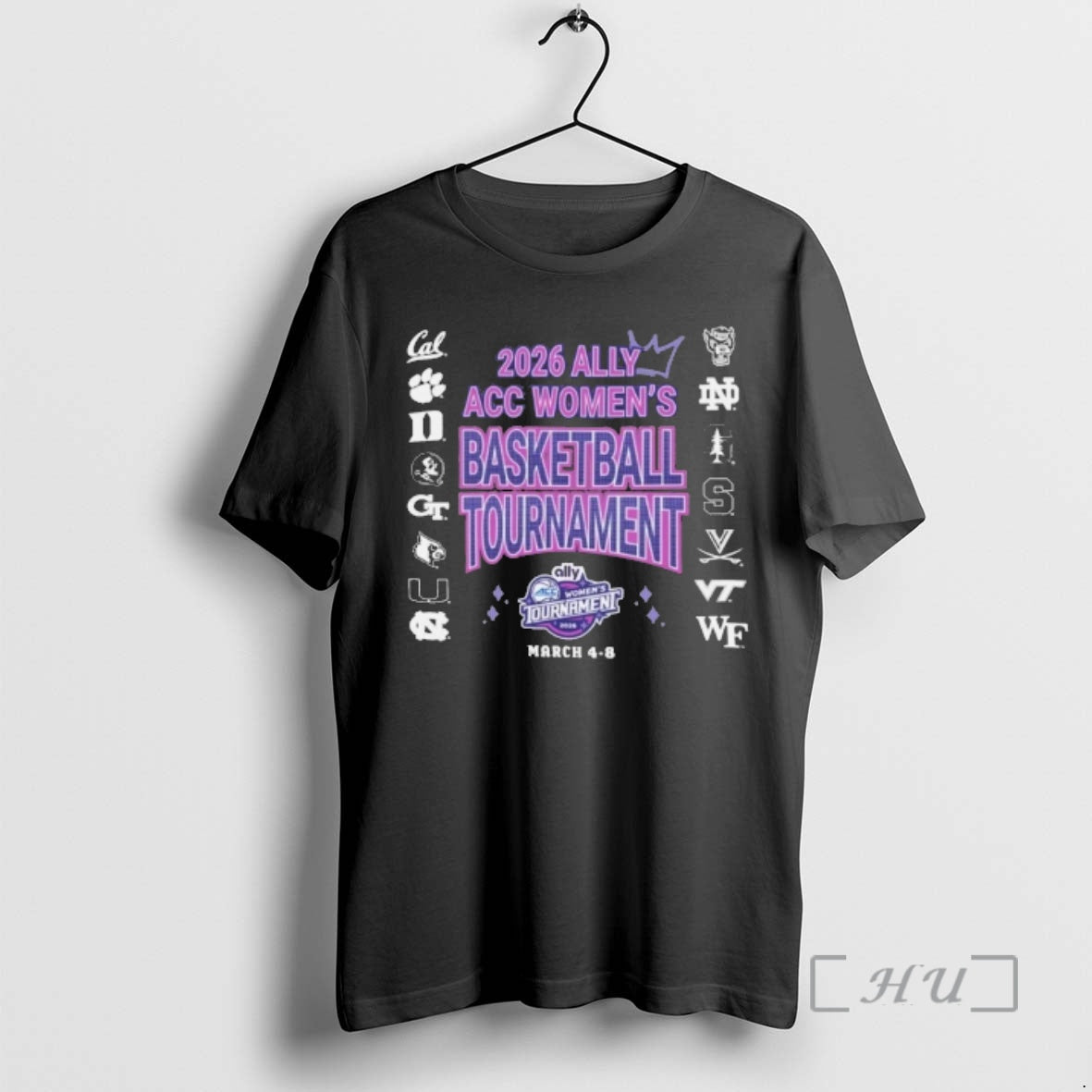 Officials 2026 Ally Acc Womens Basketball Tournament March 4 8 16 Teams Premium T Shirts Hoodie, Sweatshirt