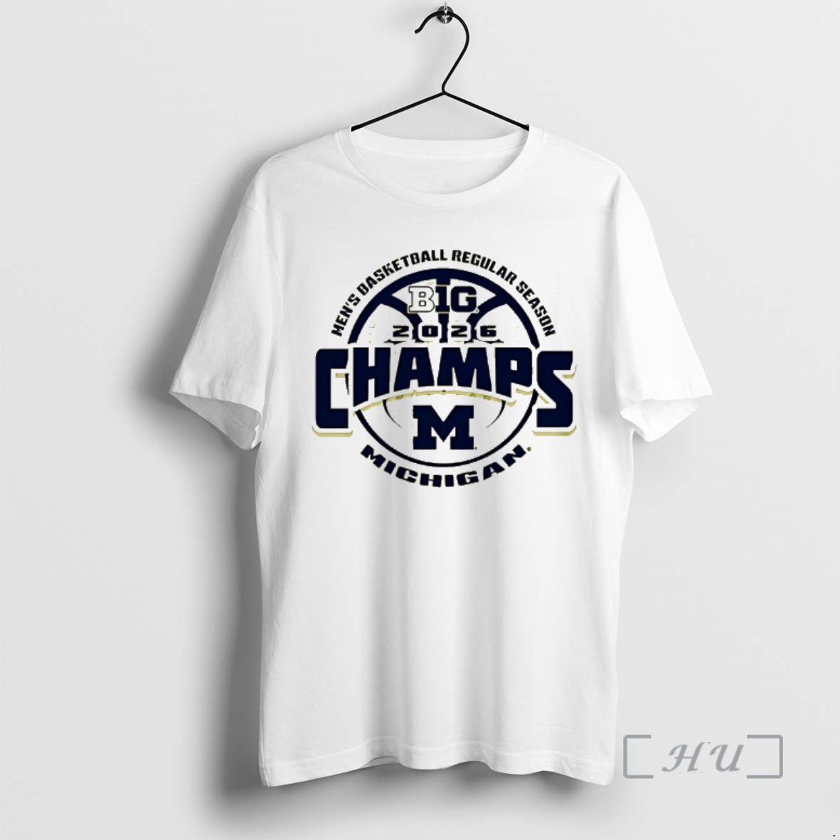 Officials 2026 Big Ten Mens Basketball Regular Season Champions Michigan Wolverines Premium T Shirts Sweater Hoodie,...