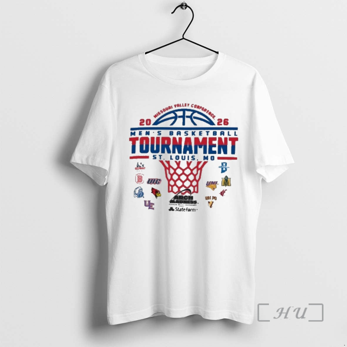 Officials 2026 Missouri Valley Conference Mens Basketball Tournament St Louis Mo Premium T Shirts Sweater Hoodie, Sweatshirt