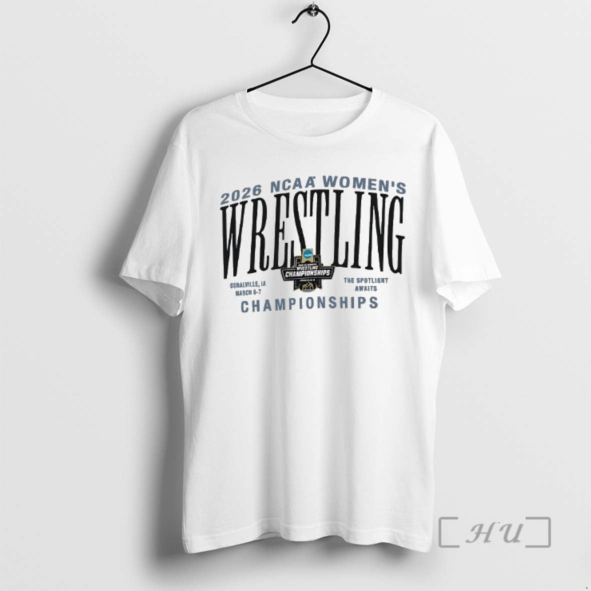 Officials 2026 Ncaa Womens Wrestling Champions Ships The Spotlight Awaits Woman Premium T Shirts Sweater Hoodie, Sweatshirt