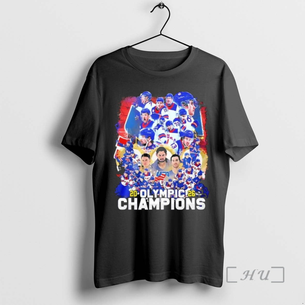 Officials 2026 Olympic Champions Usa Hockey Team Players Graphic T-Shirts, Hoodie, Sweatshirt | HypeDripTees.com