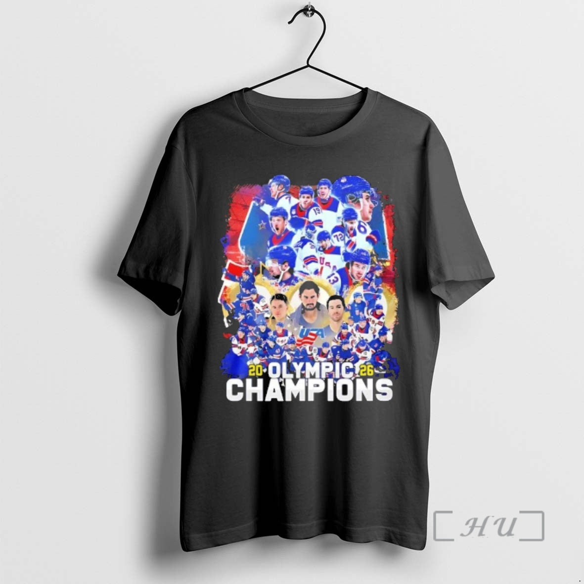 Officials 2026 Olympic Champions Usa Hockey Team T-Shirts, Hoodie, Sweatshirt | HypeDripTees.com