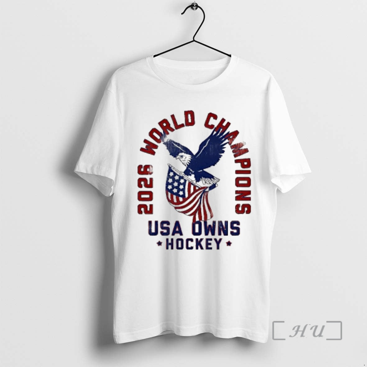 Officials 2026 World Champions Usa Owns Hockey Eagle T-Shirts, Hoodie, Sweatshirt | HypeDripTees.com