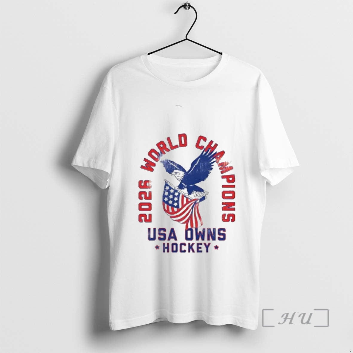 Officials 2026 World Champions Usa Owns Hockey T-Shirts, Hoodie, Sweatshirt | HypeDripTees.com