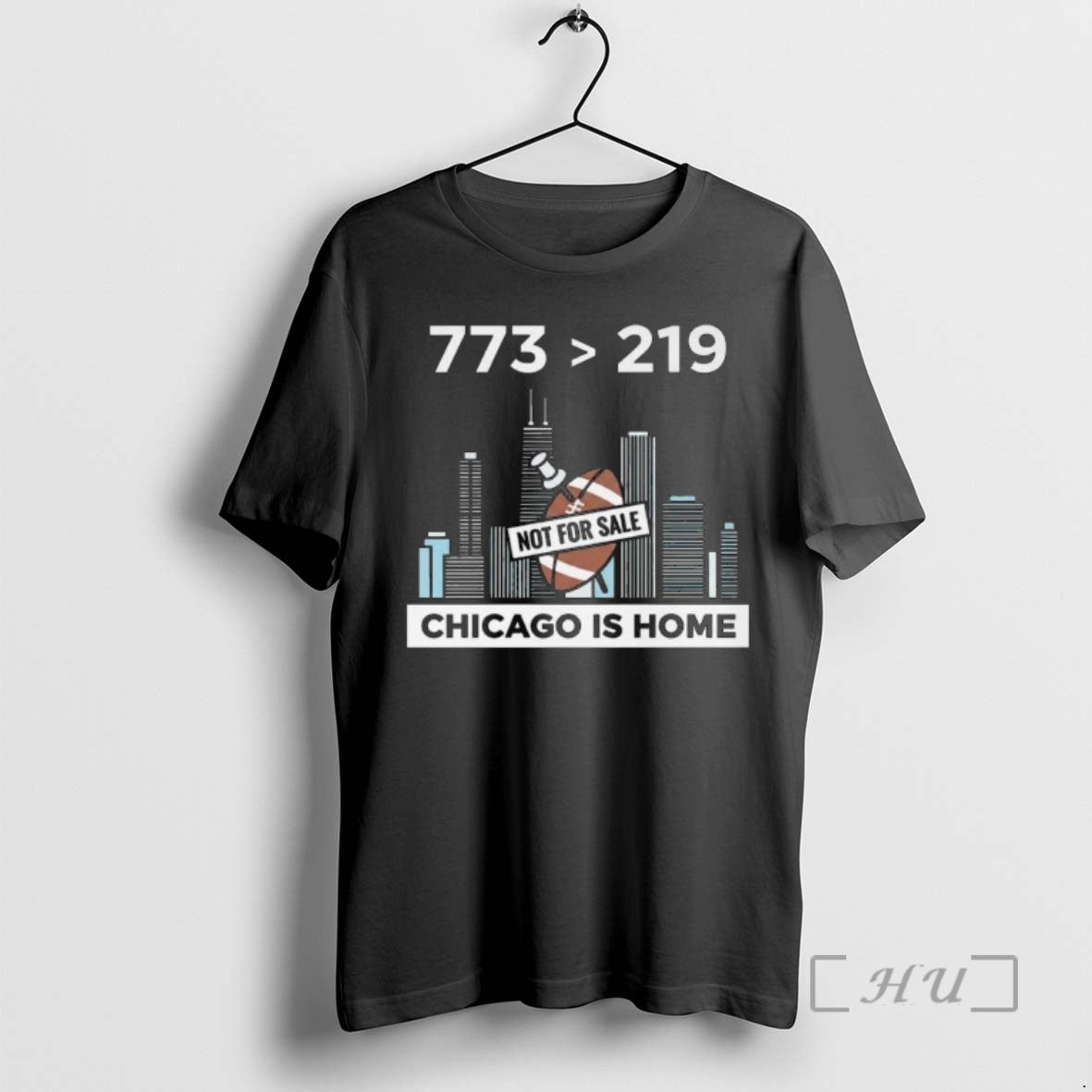 Officials 773 219 Chicago Is Home Not Indiana Football T-Shirts, Hoodie, Sweatshirt | HypeDripTees.com