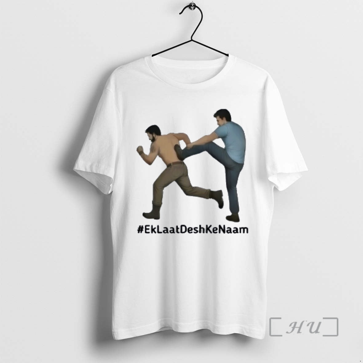 Officials A Man Kicking Another Man From Behind Eklaatdeshkenaam T-Shirts, Hoodie, Sweatshirt | HypeDripTees.com