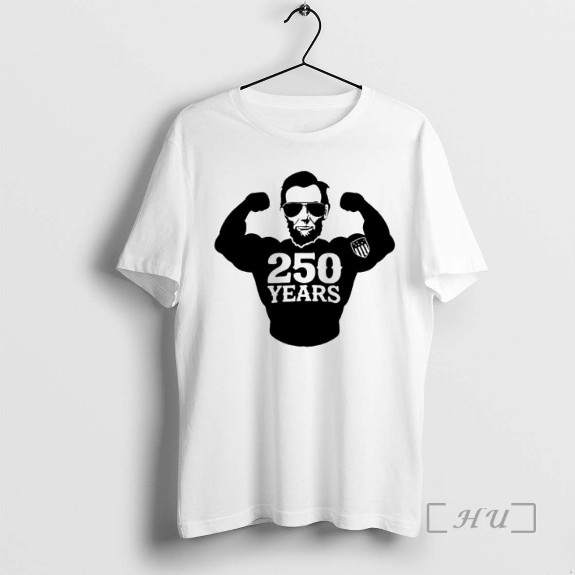 Officials Abraham Lincoln Muscle 250 Years Graphic T-Shirts, Hoodie, Sweatshirt | HypeDripTees.com