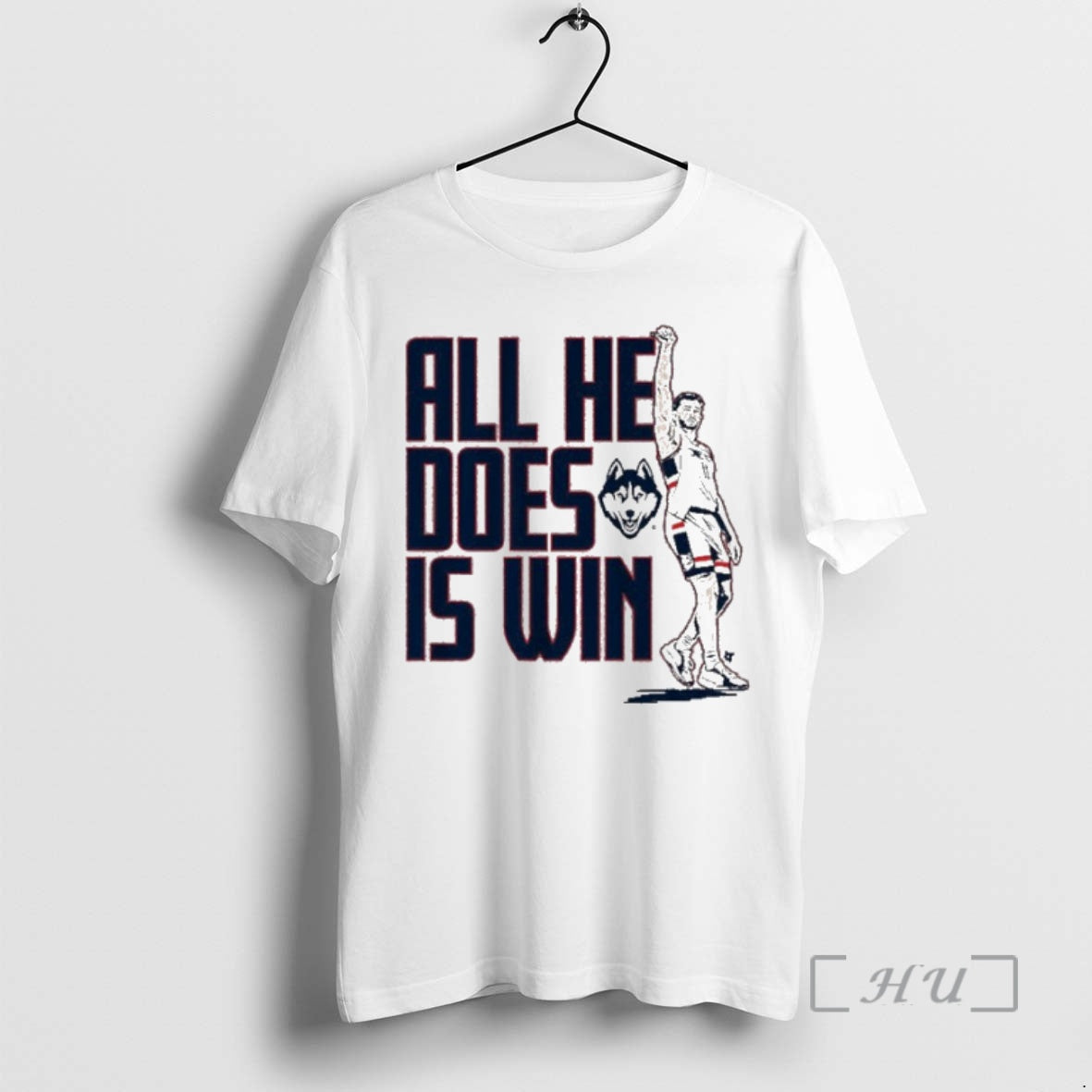 Officials Alex Karaban All He Does Is Win Uconn Huskies T-Shirts, Hoodie, Sweatshirt | HypeDripTees.com
