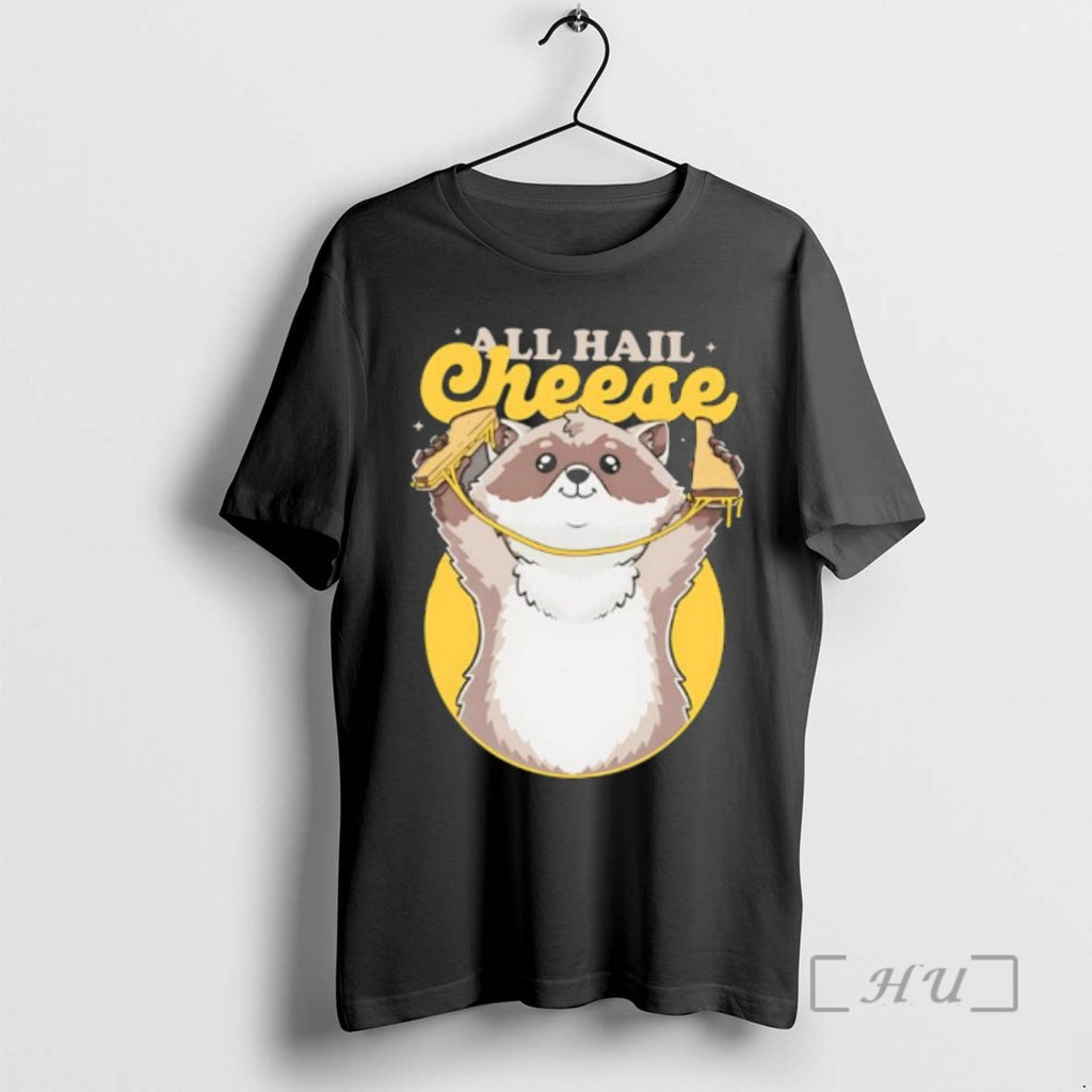 Officials All Hail Cheese Raccoon Holding Grilled Cheese Sandwich