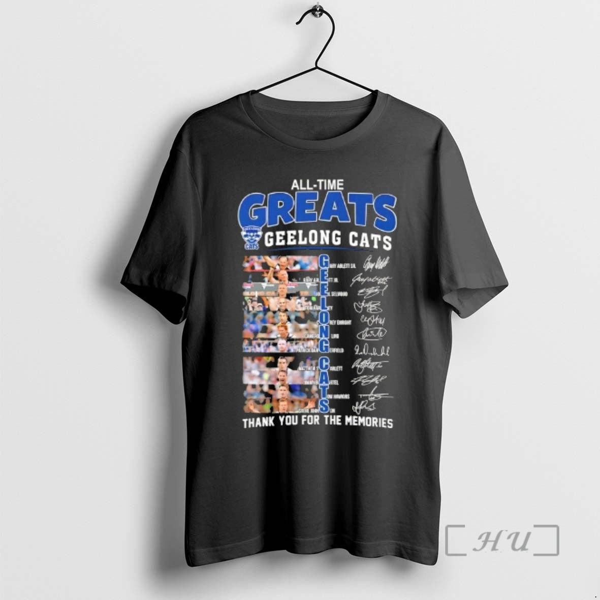 Officials All Time Greats Geelong Cats Legends Names Thank You For The Memories Signatures Premium T-Shirts, Hoodie,...