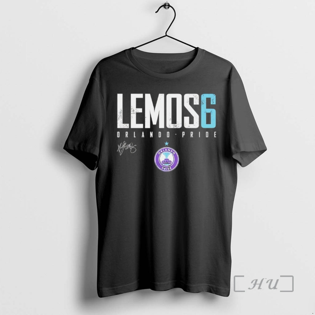 Officials Ally Lemos 6 Orlando Pride Name And Number Signature