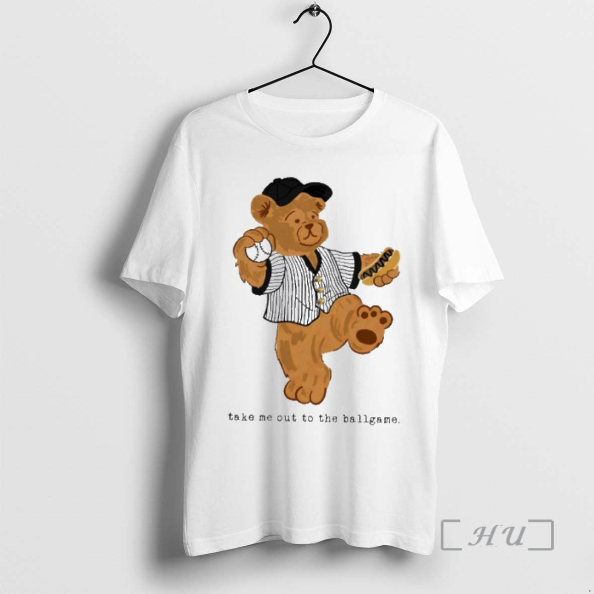 Officials Bear Take Me Out To The Ball Game Baseball T-Shirts, Hoodie, Sweatshirt | HypeDripTees.com