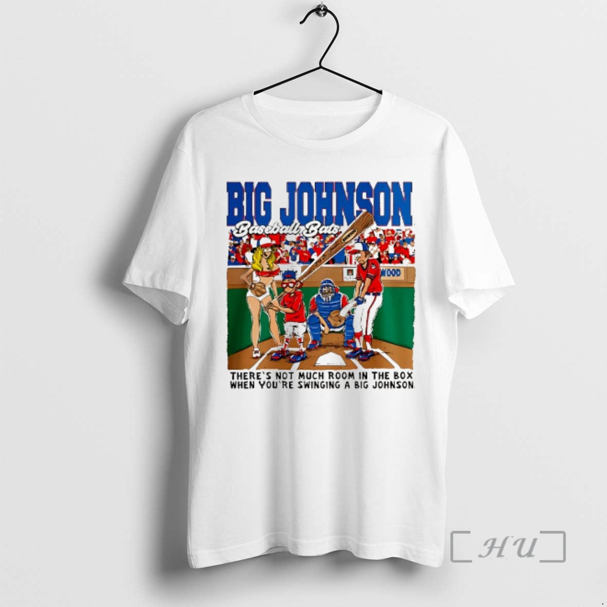 Officials Big Johnson Baseball Bats Theres Not Much Room In The Box Premium T Shirts Hoodie, Sweatshirt | HypeDripTees.com