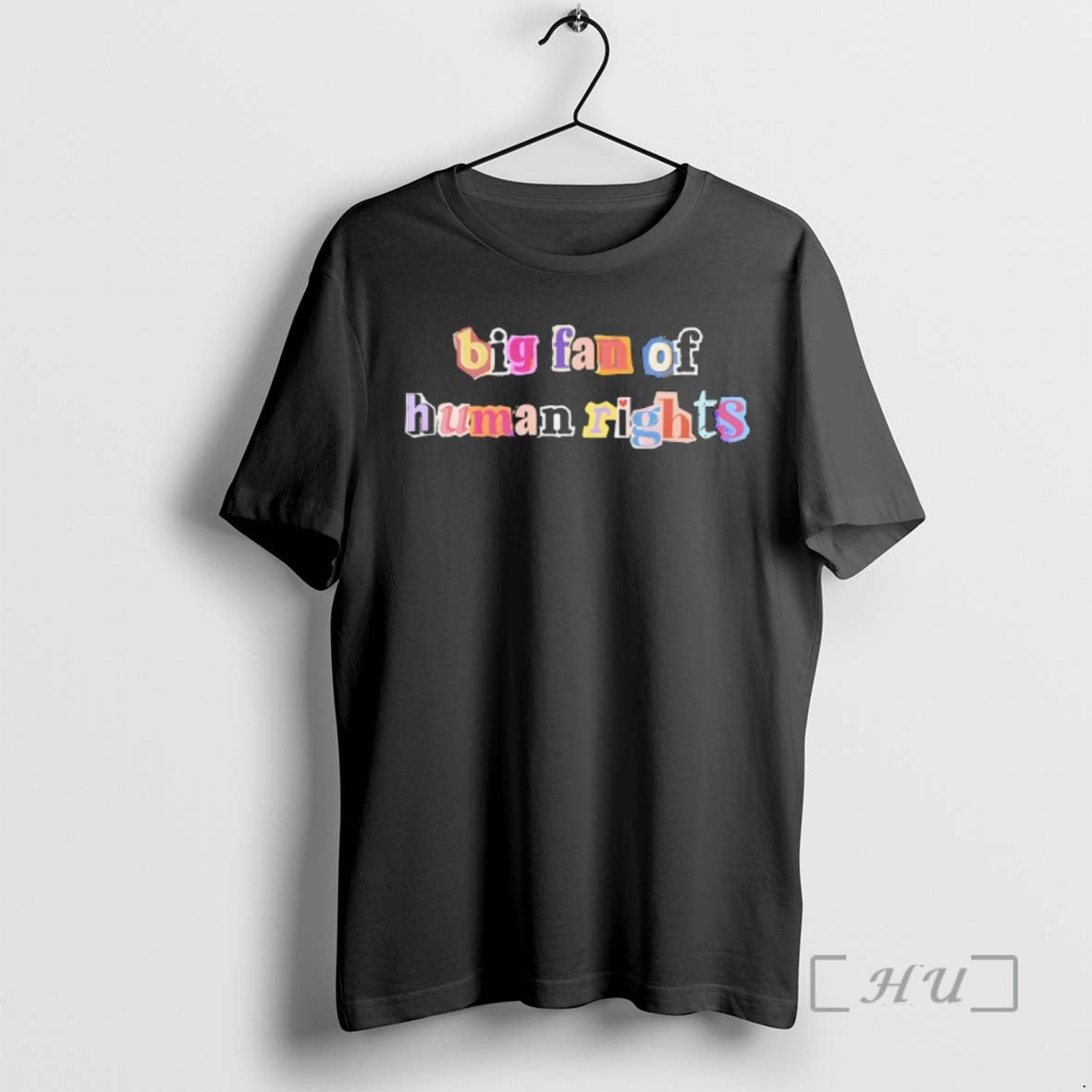 Officials Big Fan Of Human Rights Collage Style T-Shirts, Hoodie, Sweatshirt | HypeDripTees.com