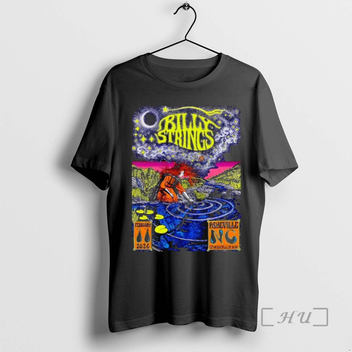 Officials Billy Strings Asheville North Carolina 2026 Night 2 T-Shirts, Hoodie, Sweatshirt | HypeDripTees.com