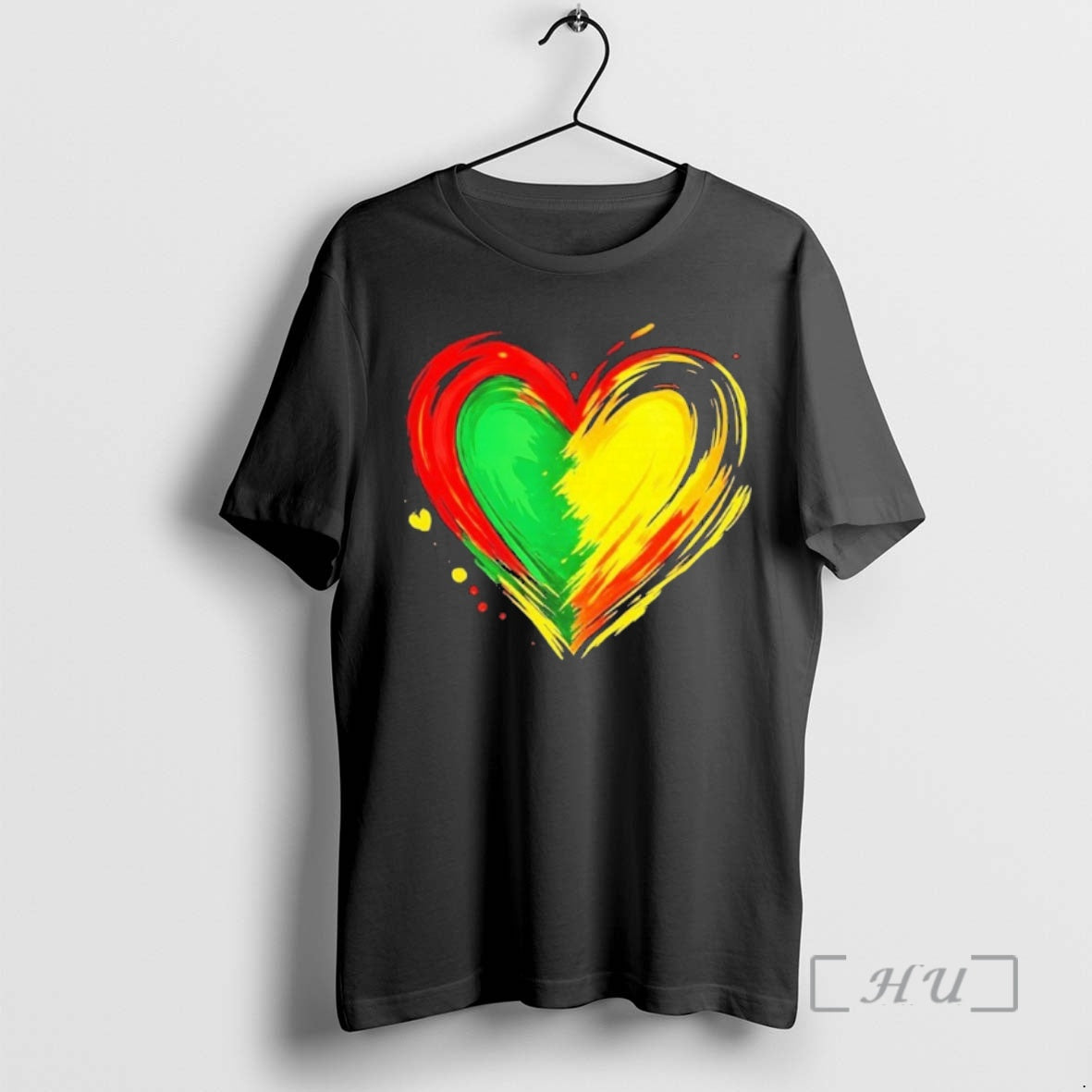 Officials Black History Month Colorful Heart Love African American T-Shirts, Hoodie, Sweatshirt | HypeDripTees.com