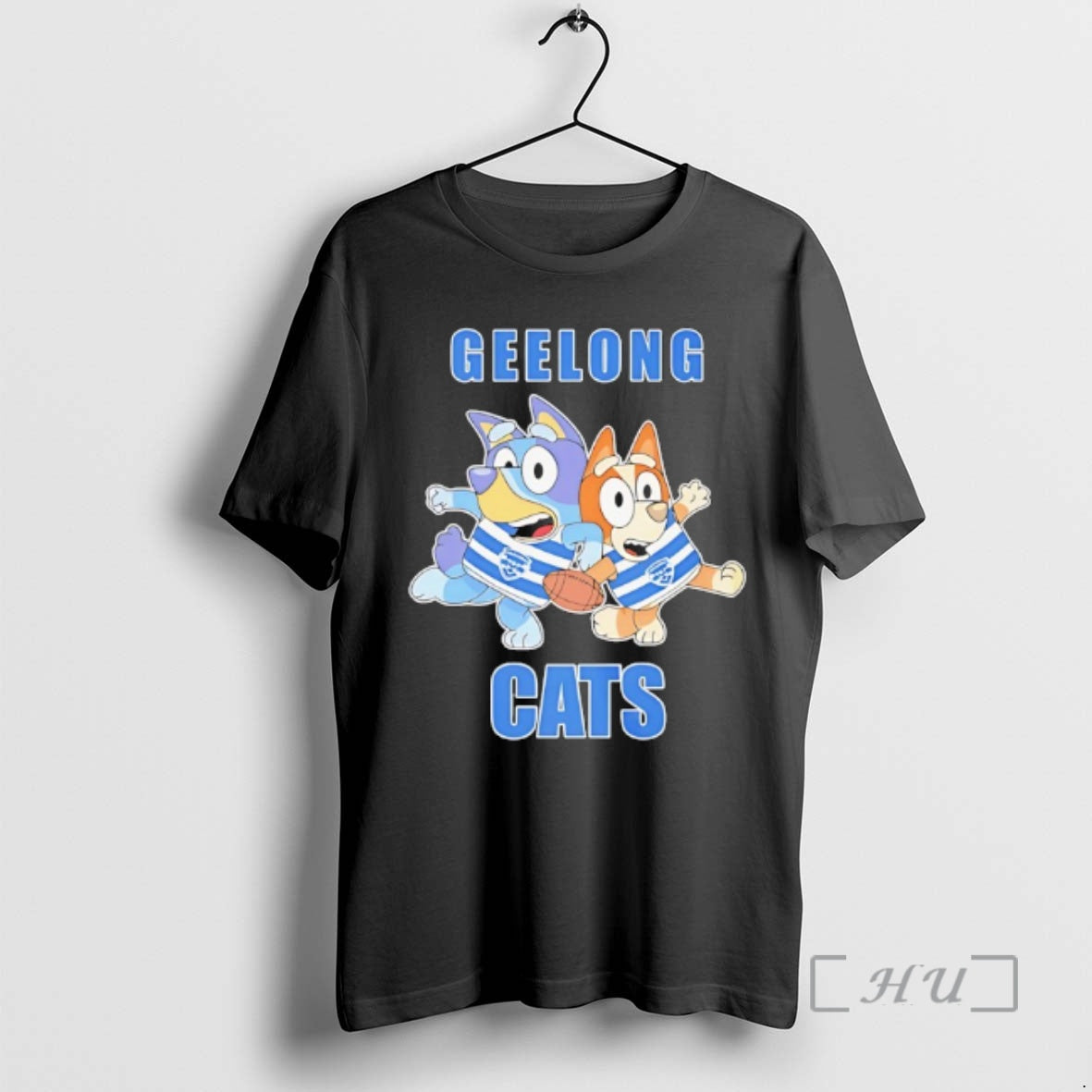 Officials Bluey Bingo Geelong Cats Football Fans Rugby Outfits T-Shirts, Hoodie, Sweatshirt | HypeDripTees.com