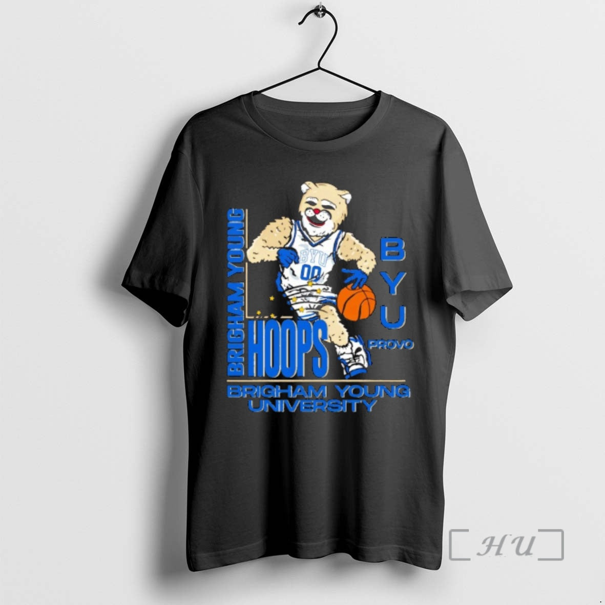 Officials Brigham Young Cougs Hoops Mascot T-Shirts, Hoodie, Sweatshirt | HypeDripTees.com