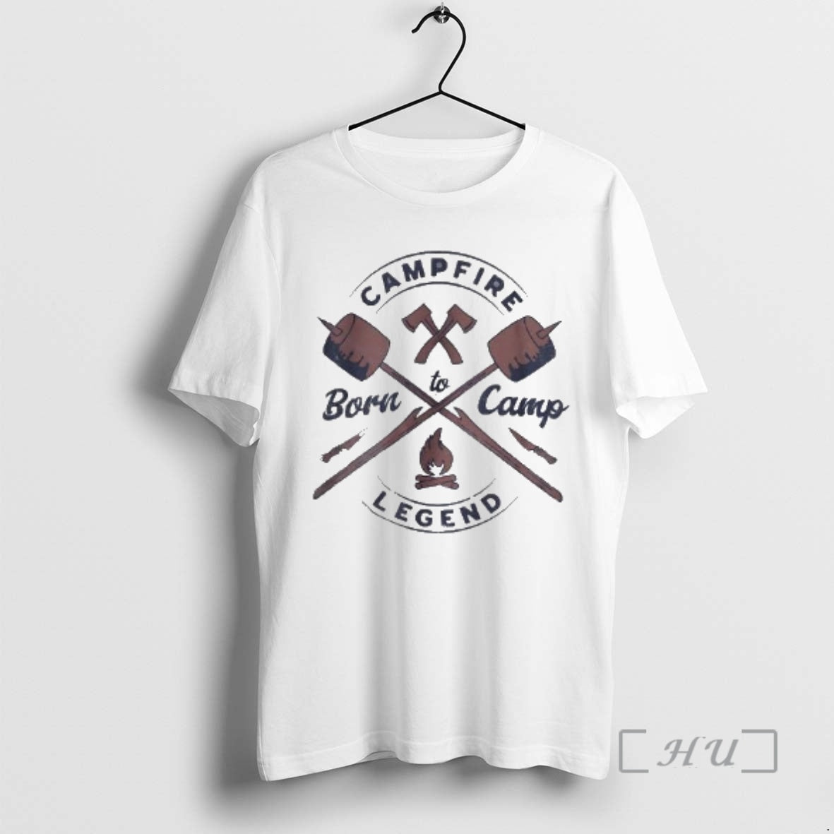 Officials Campfire Legend Born To Camp Family Vacation Logo Woman T-Shirts, Hoodie, Sweatshirt | HypeDripTees.com