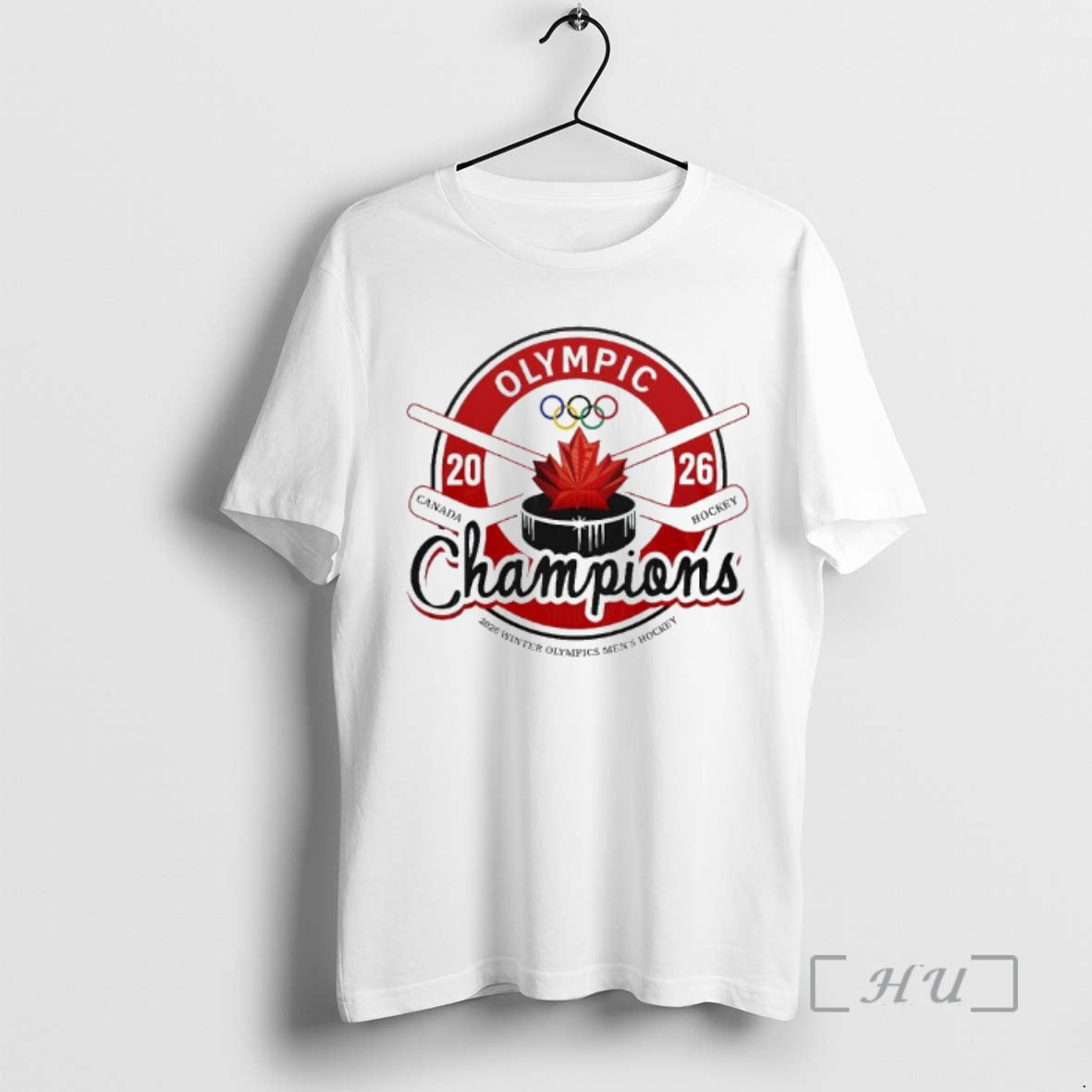 Officials Canada Men Hockey Milano Cortina Olympics Champions 2026 Logo T-Shirts, Hoodie, Sweatshirt | HypeDripTees.com