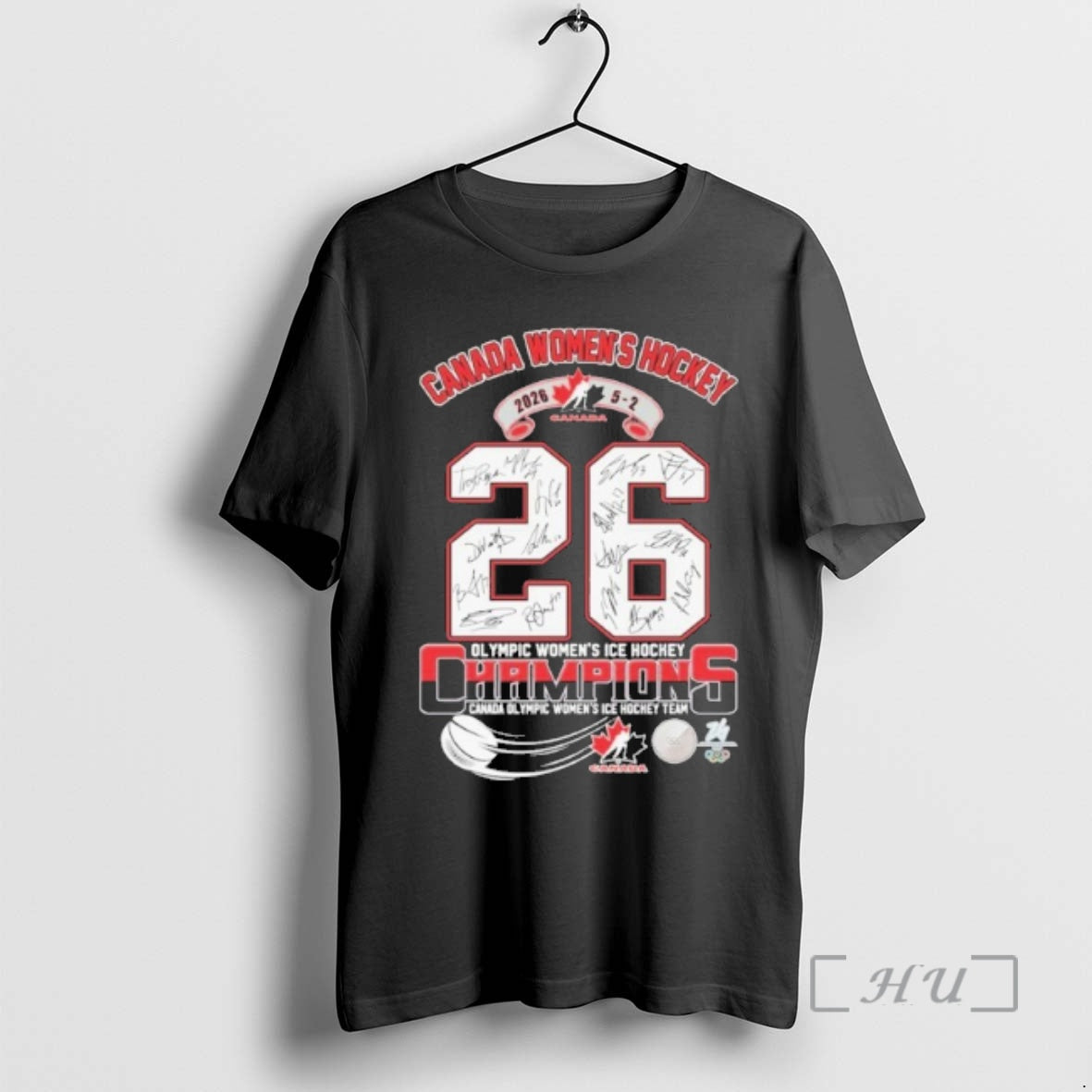 Officials Canada Womens Hockey 26 Olympic Womens Hockey Championship Canada T-Shirts, Hoodie, Sweatshirt | HypeDripTees.com