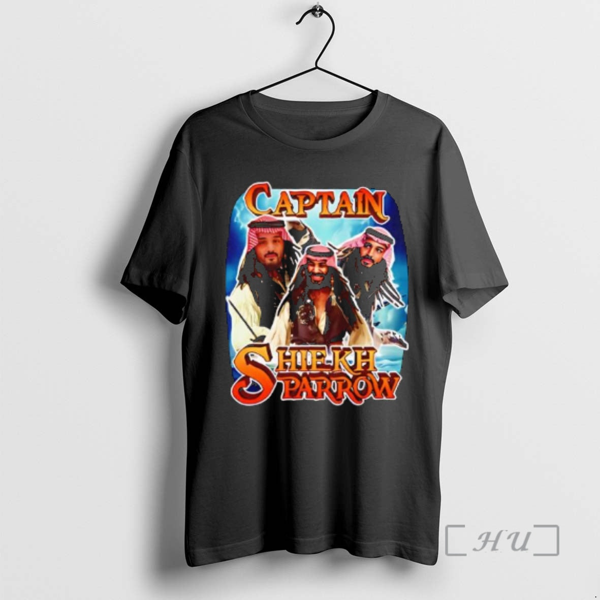 Officials Captain Sheikh Sparrow Graphic T-Shirts, Hoodie, Sweatshirt | HypeDripTees.com