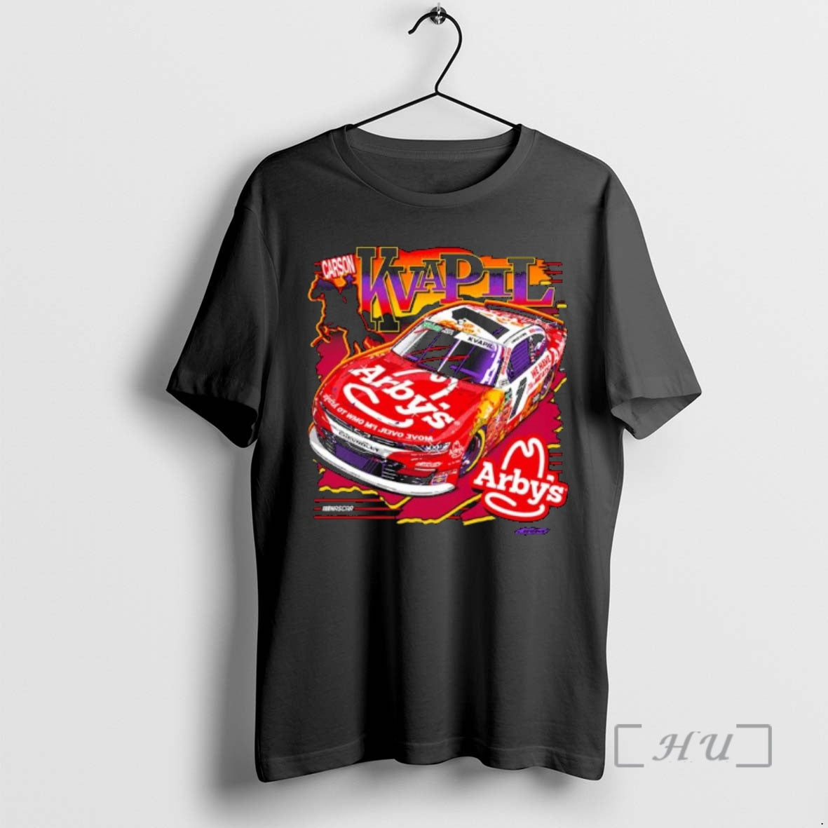 Officials Carson Kvapil Jr Motorsports Team Apparel Black Arbys T-Shirts, Hoodie, Sweatshirt | HypeDripTees.com