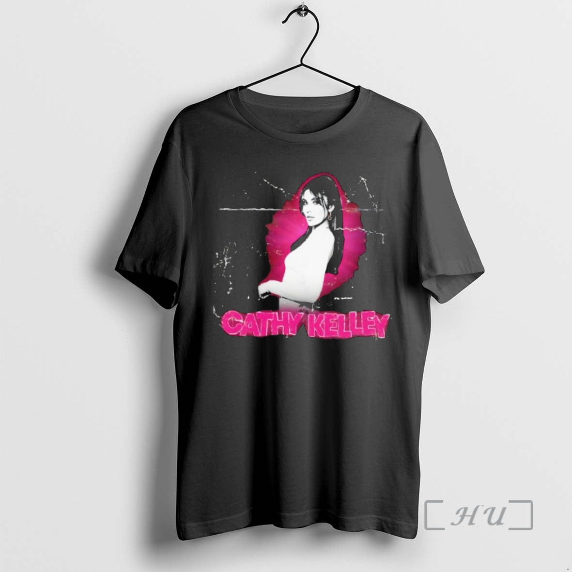 Officials Cathy Kelley Pink Glow Black And White Portrait T-Shirts, Hoodie, Sweatshirt | HypeDripTees.com