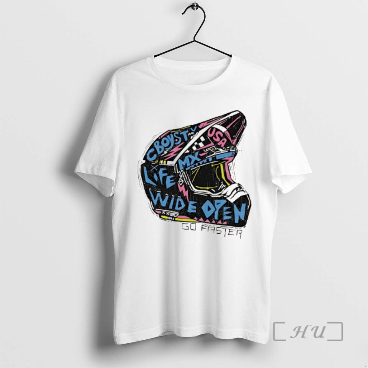 Officials Cboys Tv Life Wide Open Mx Usa Go Faster Helmet Design Premium T Shirts Hoodie, Sweatshirt | HypeDripTees.com