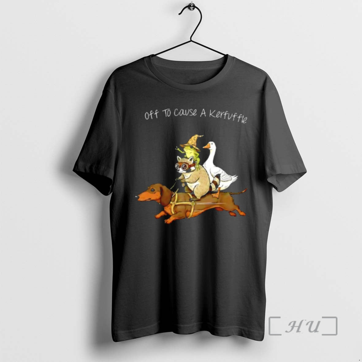 Officials Chaos Raccoon Goose Frog Wiener Dog Off To Cause A Kerfuffle Premium T Shirts Hoodie, Sweatshirt | HypeDripTees.com