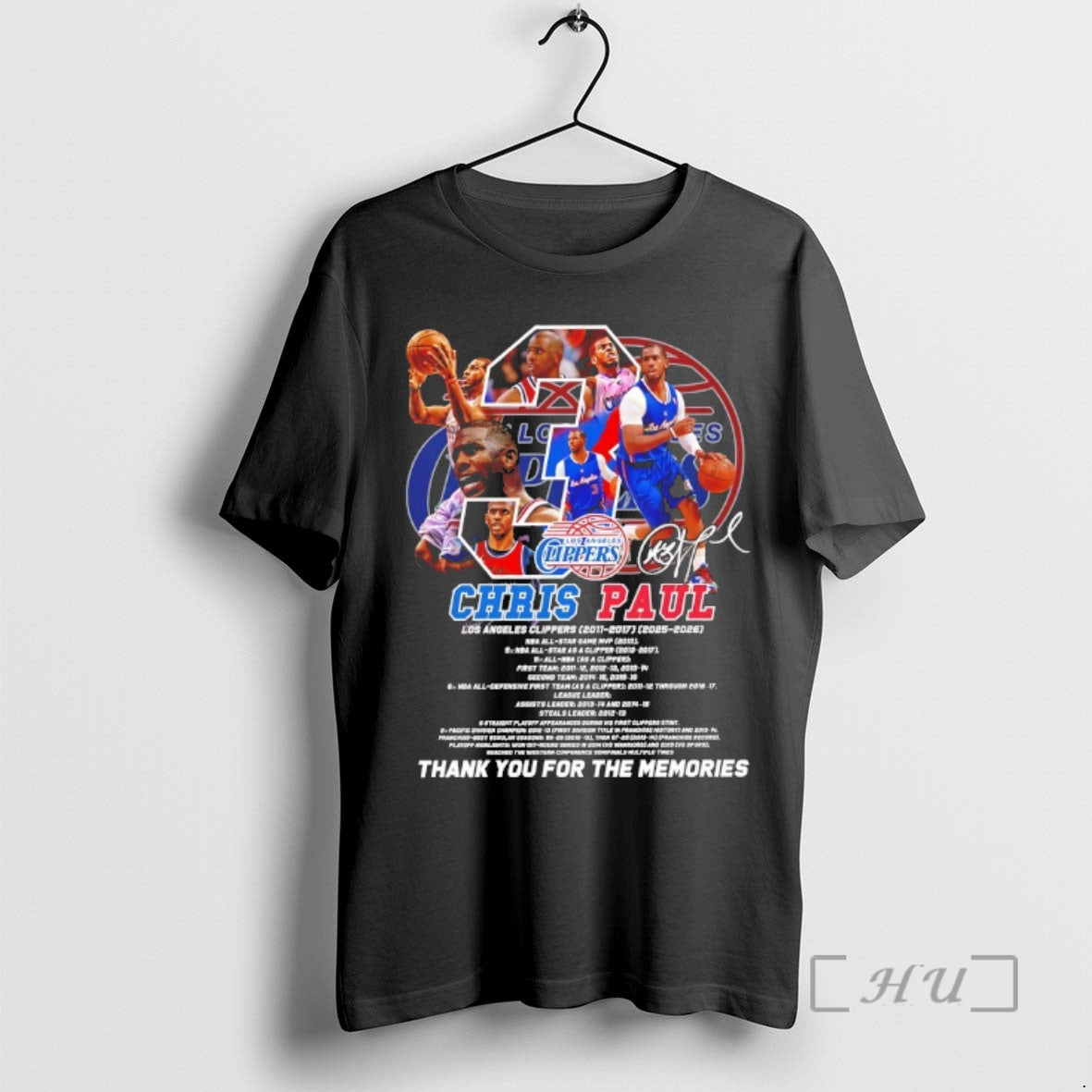 Officials Chris Paul Los Angeles Clippers Thank You For The Memories Premium T Shirts Sweater Hoodie, Sweatshirt