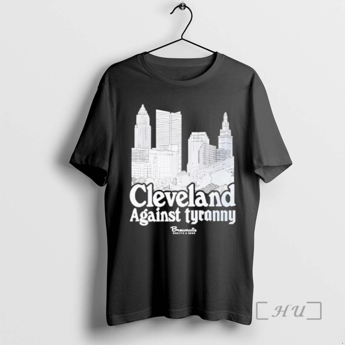 Officials Cleveland Against Tyranny City Skyline Tower City Terminal Towers T-Shirts, Hoodie, Sweatshirt | HypeDripTees.com