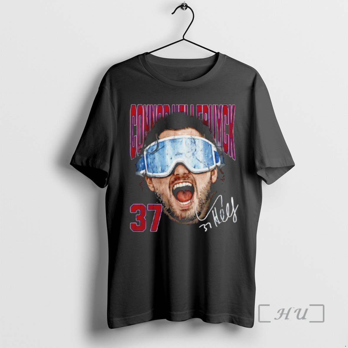 Officials Connor Hellebuyck Winnipeg Jets Goggles Big Head T-Shirts, Hoodie, Sweatshirt | HypeDripTees.com