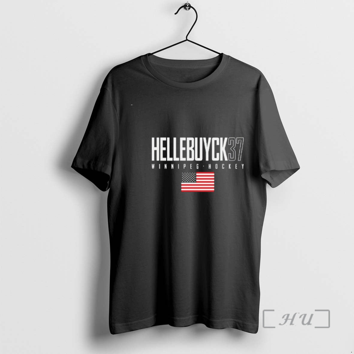 Officials Connor Hellebuyck Winnipeg Usa Elite Number And Name T-Shirts, Hoodie, Sweatshirt | HypeDripTees.com