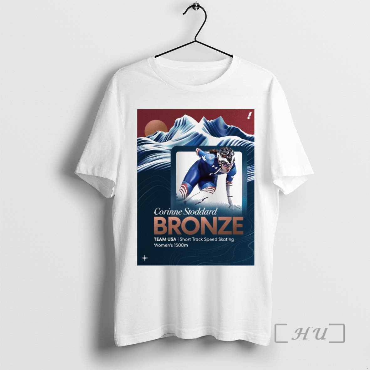 Officials Corinne Stoddard Bronze Team Usa Short Track Speed Skating Womens 1500m Premium T Shirts Hoodie, Sweatshirt