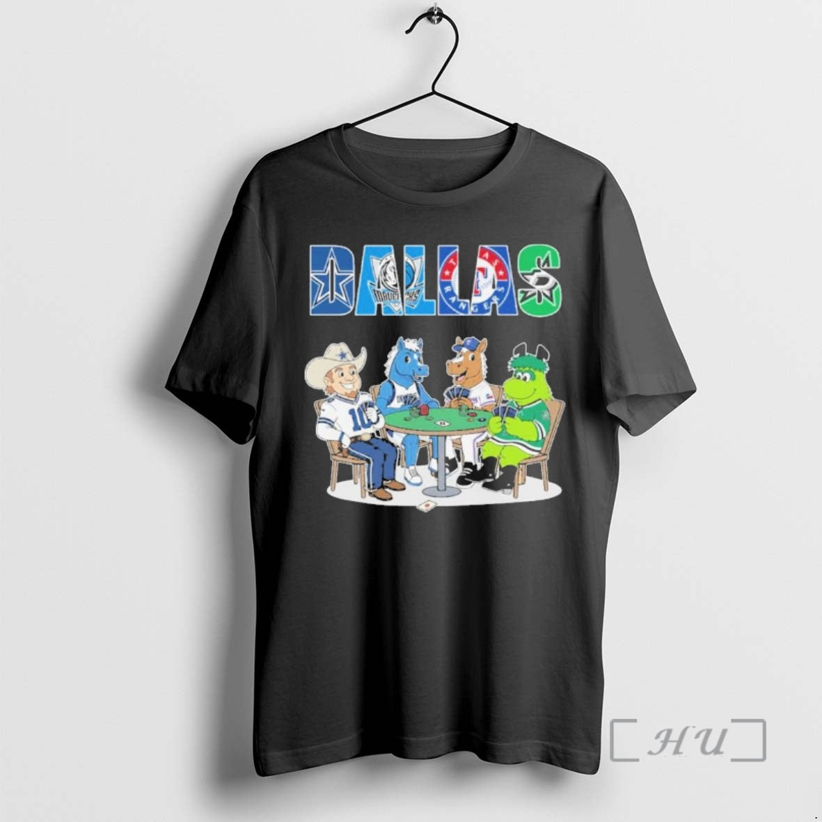 Officials Dallas Sports Teams Mascots Playing Games T-Shirts, Hoodie, Sweatshirt | HypeDripTees.com