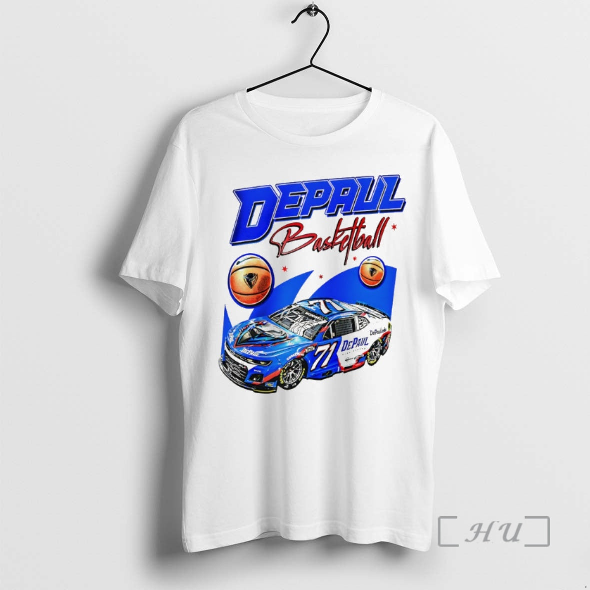 Officials Depaul Blue Demons Basketball 71 Racing Nascar T-Shirts, Hoodie, Sweatshirt | HypeDripTees.com