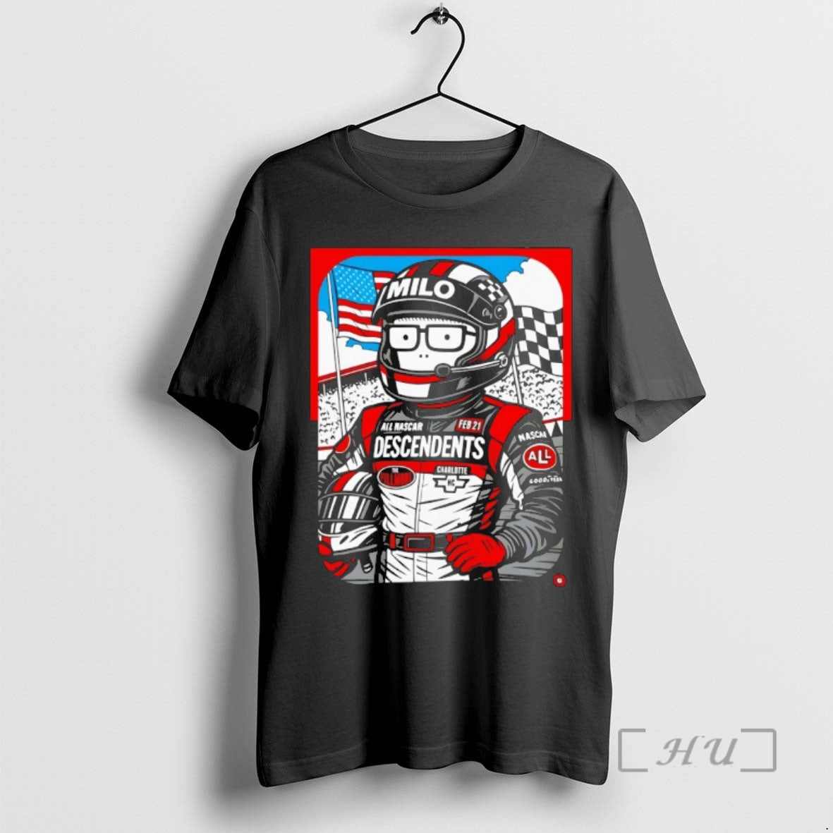 Officials Descendents Milo All Nascar Fillmore Charlotte Feb Charlotte Racing T-Shirts, Hoodie, Sweatshirt | HypeDripTees.com